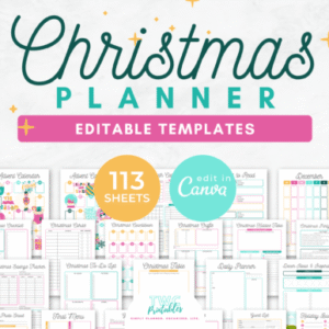 Christmas Planner Canva Templates Christmas Planner Canva Templates