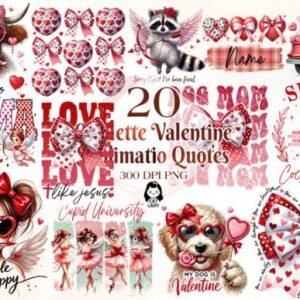Coquette Valentine’s Day Sublimation Ideas for Your Crafts