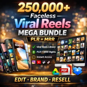250,000+ Viral Reels Mega Bundle (PLR/MRR) | Faceless Reels Content | Instagram Reels, TikTok & YouTube Shorts | Digital Download 250,000+ Viral Reels Mega Bundle (PLR/MRR) | Faceless Reels Content | Instagram Reels, TikTok & YouTube Shorts | Digital Download